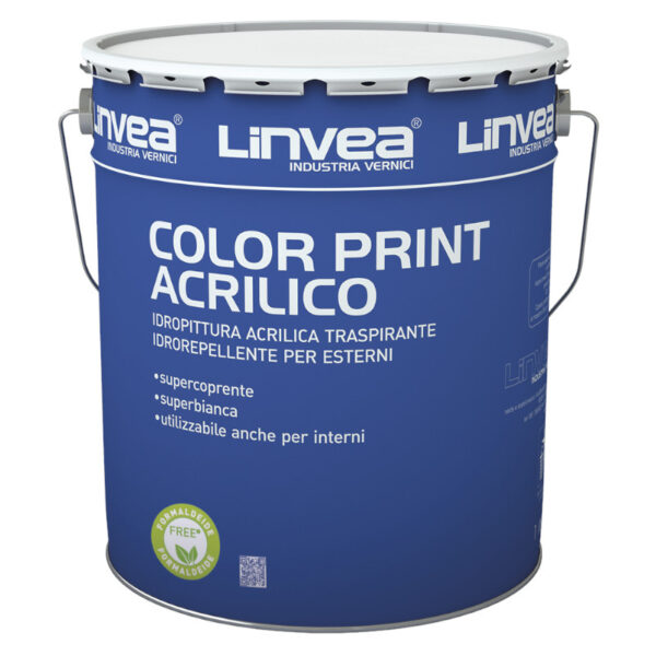 Linvea Color Print Acrilico Idropittura Traspirante