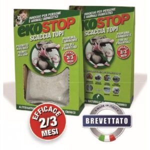 Ekostop Repellente naturale topi disabituante per ratti 100% naturale