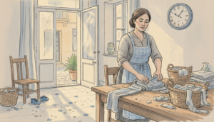 Come Funziona il Contratto a Ore per una Colf in Italia 10 colf che lavora in casa con orologio