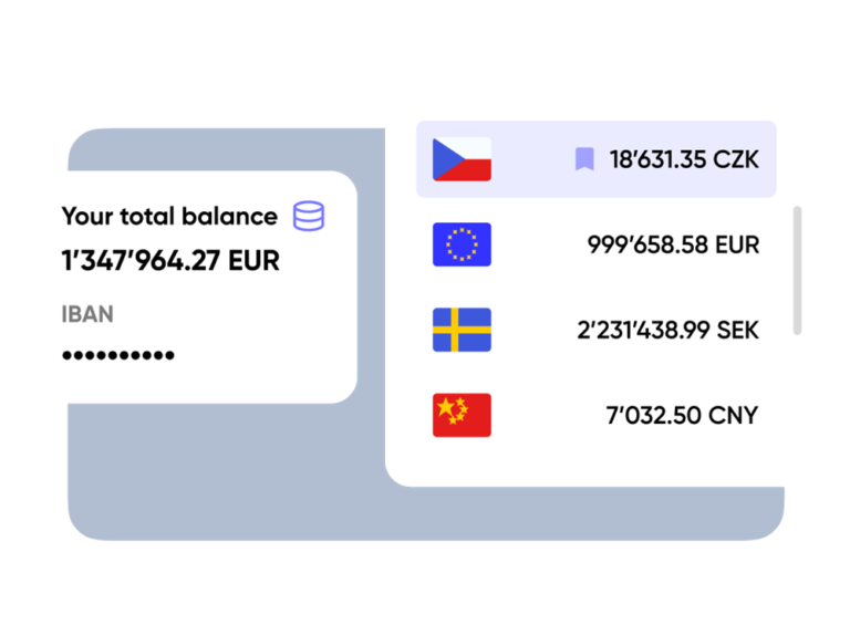 conto corrente estero con calcolatrice e euro