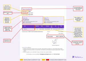fattura con evidenziato articolo 15 iva