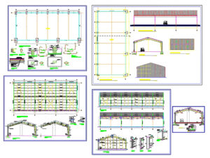 magazzino industriale con documento calcolo imu