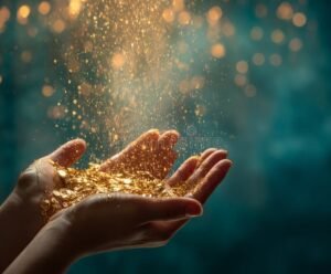 Come funziona il cashback e come posso utilizzarlo per risparmiare 4 mano che tiene monete dorate scintillanti