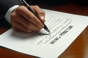 Cos'è l'esonero L 197 22 e come può essere richiesto 2 persona che firma un modulo legale con penna