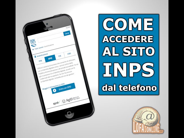 persona che usa smartphone con app inps aperta