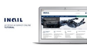 schermo computer con sito inail rotto