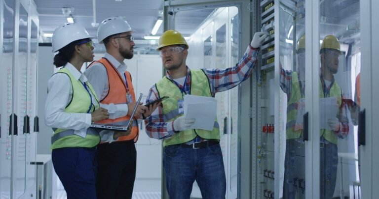 tecnico che valuta lefficienza energetica edificio