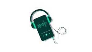 telefono con icona auricolare verde